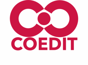 coedit logo text reddish page